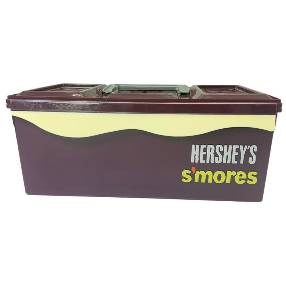 Hershey’s S’mores Storage Container Divided Candy Box Brown